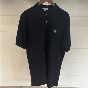 Burberry Black Polo Shirt